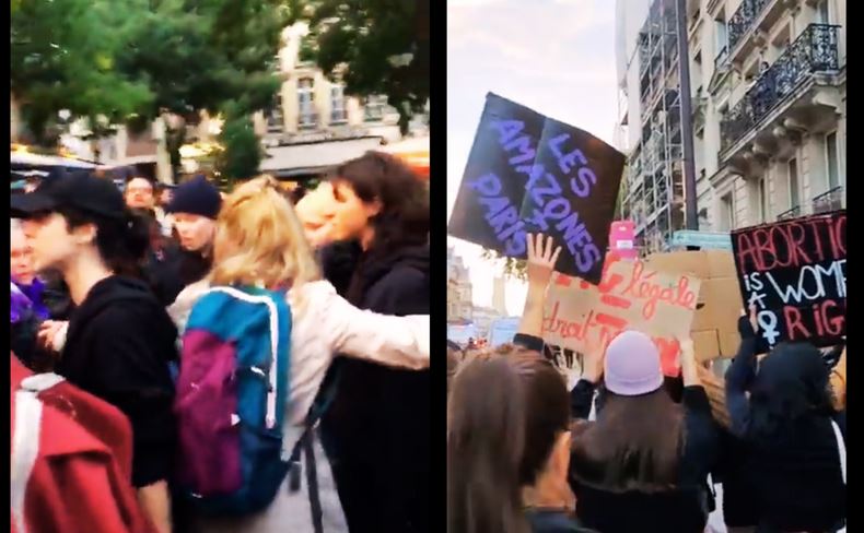 FLASH – Francia. Donne che marciano per l'aborto aggredite da attivisti trans 1